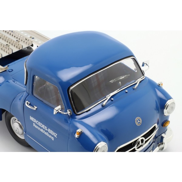 Mercedes-Benz El transportador de razas El año azul maravilloso de la construcción 1955 1/18