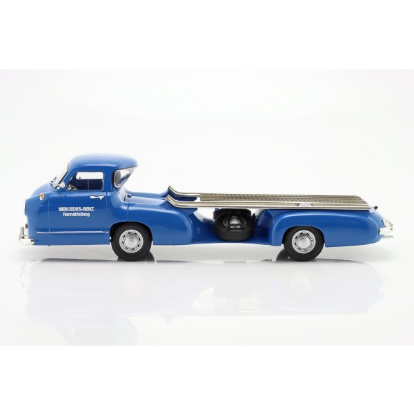 Mercedes-Benz Trasportatore da corsa Anno di costruzione della Meraviglia Blu 1955 1/18