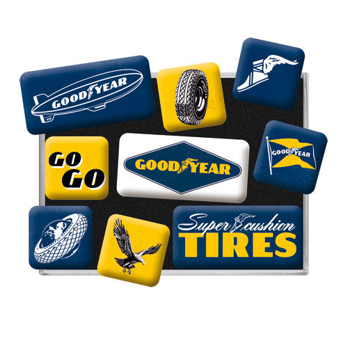 Set di magneti Goodyear - Logos
