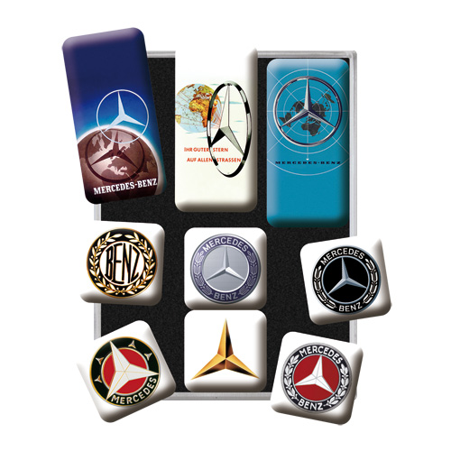 Set d'aimants Mercedes-Benz - Logo Evolution