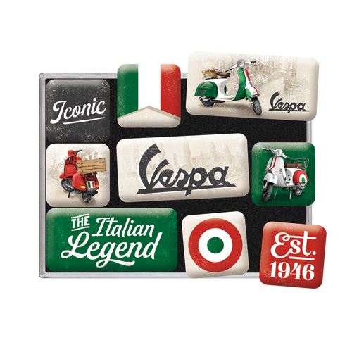 Magnet-Set Vespa - Italian Legend