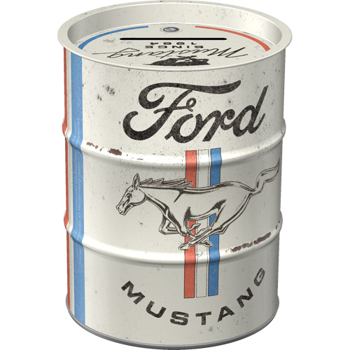 Moneybox Ford Mustang - Horse & Stripes Logo