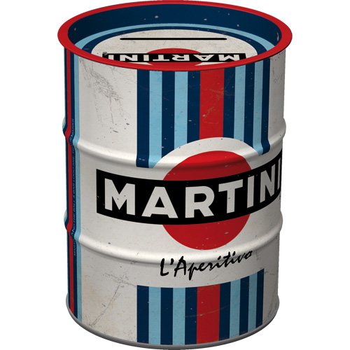 Moneybox Martini - L'Aperitivo Racing Stripes