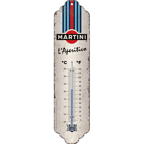 Thermometer Martini - L'Aperitivo Racing Stripes