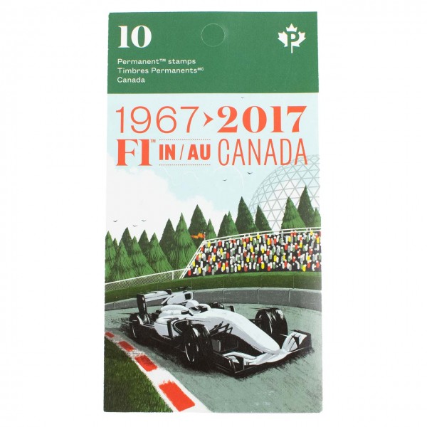 Briefmarke-Set Formel 1 Kanada GP 2017