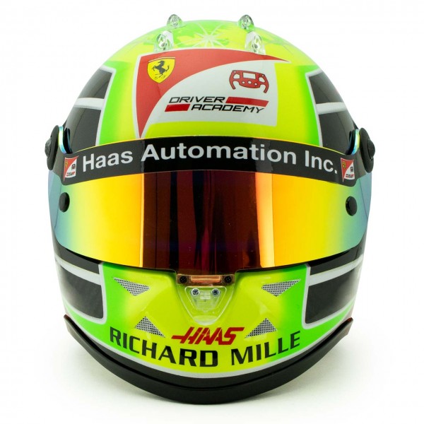 Mick Schumacher miniature helmet Test Drive Abu Dhabi 2020 1/2