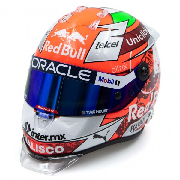 Sergio Pérez casque miniature Formule 1 GP d'Autriche 2022 1/2