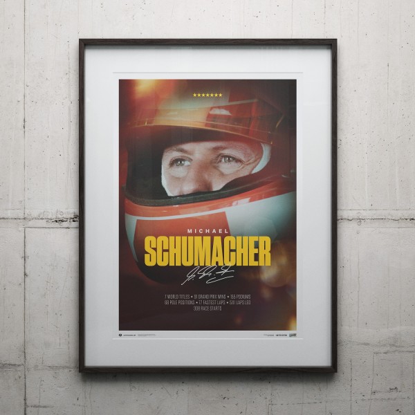 Cartel Michael Schumacher - Legacy - Limited Edition 50x70cm