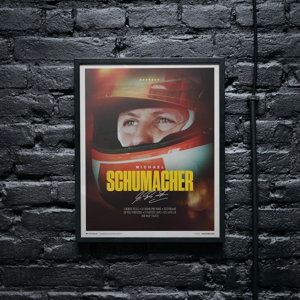 Affiche Michael Schumacher - Legacy - Classic Edition 40x50cm