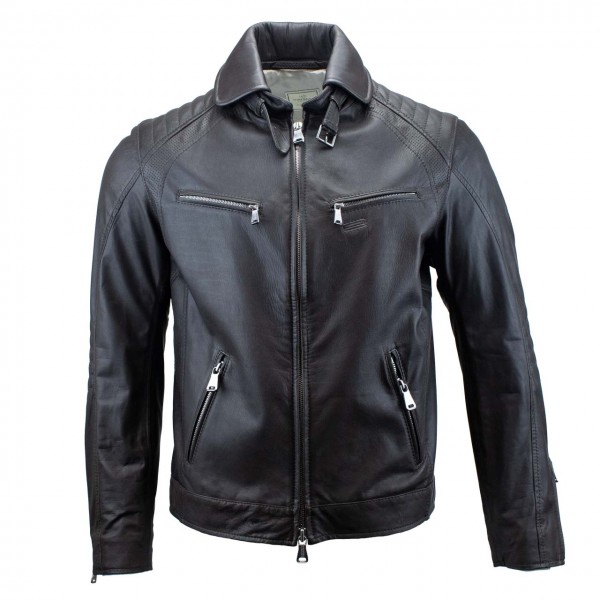 Heinz Bauer Leather jacket Sao Paulo brown
