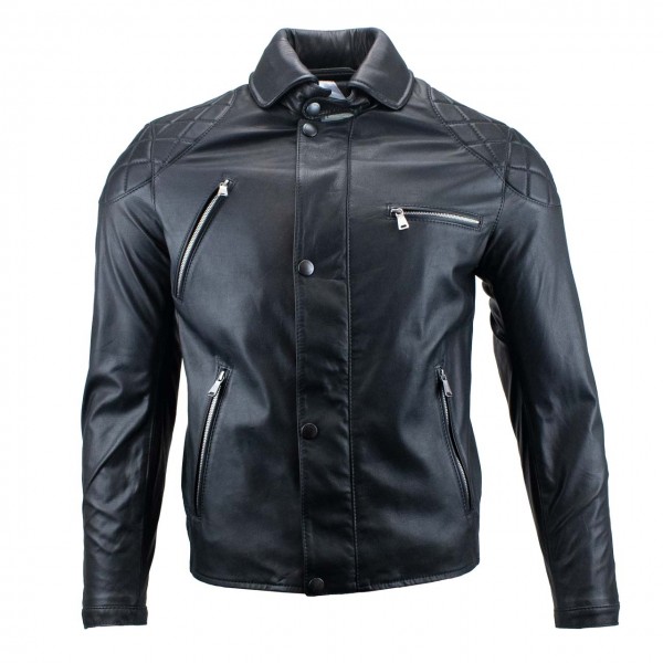Heinz Bauer Leather jacket Road King black