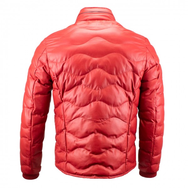 Heinz Bauer Leather jacket Nürburg red
