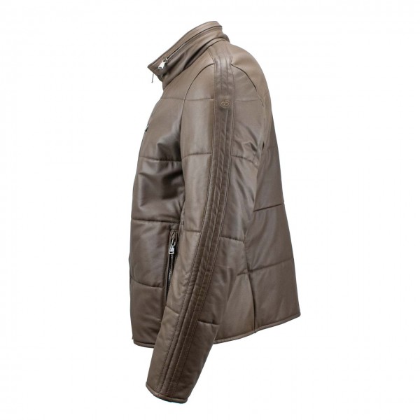 Heinz Bauer Leather jacket Tempelhof mud