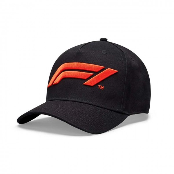 Formel 1 Kinder Cap Logo schwarz