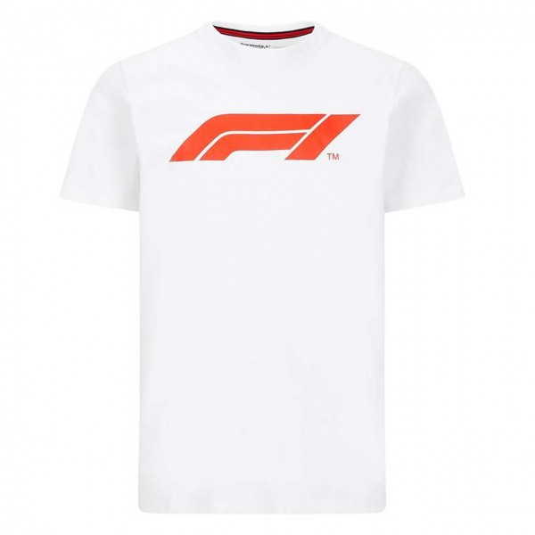 Formel 1 T-Shirt Logo weiß