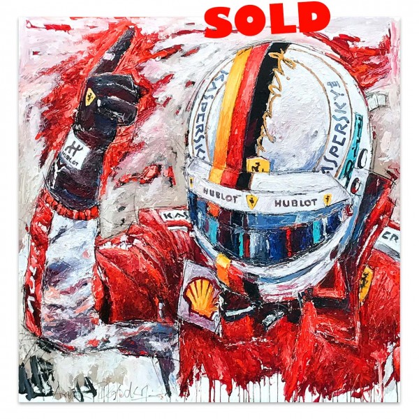 Artwork Sebastian Vettel Helmet #0007