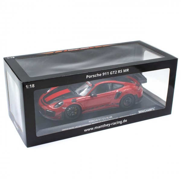 Manthey-Racing Porsche 911 GT2 RS MR 2018 Record lap Nordschleife 1/18 red