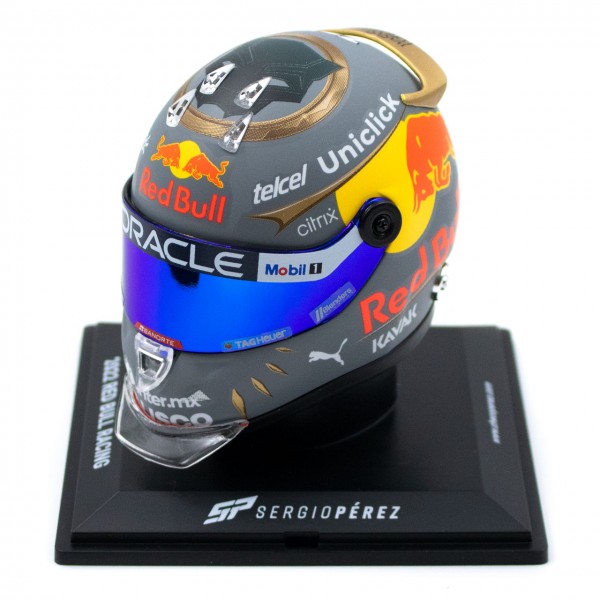 Sergio Pérez casque miniature Formule 1 GP du Brésil 2022 1/4