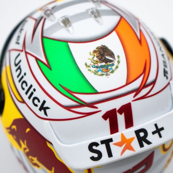 Sergio Pérez miniature helmet Formula 1 Japan GP 2022 1/4