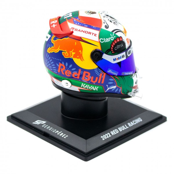 Sergio Pérez miniature helmet Formula 1 Mexico GP 2022 1/4