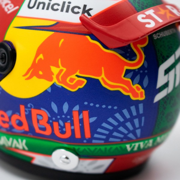 Sergio Pérez miniature helmet Formula 1 Mexico GP 2022 1/4