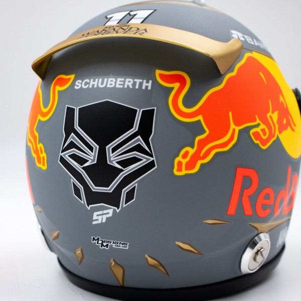 Sergio Pérez miniature helmet Formula 1 Brazil GP 2022 1/2