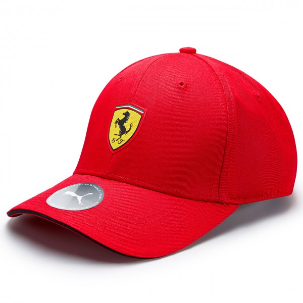 Casquette trucker rouge vintage inspirée de la course Ferrari