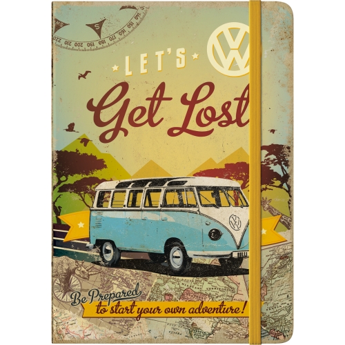 Notebook VW Bulli - Let´s Get Lost