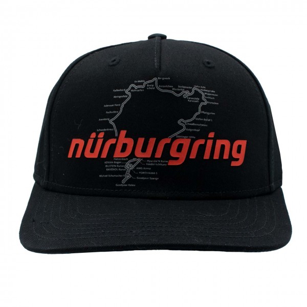 Nürburgring Gorra Racetrack negro