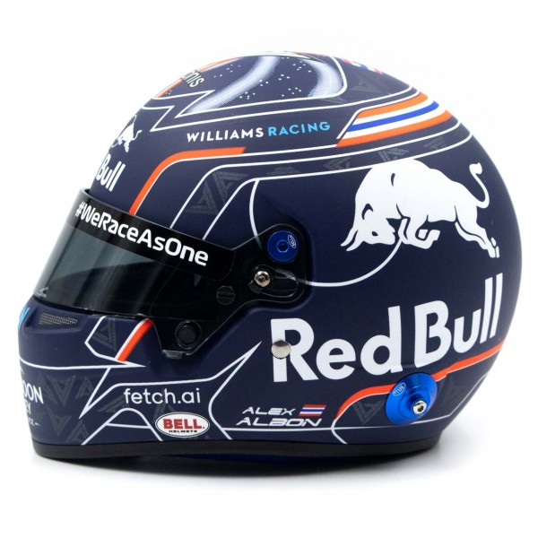 Alexander Albon casque miniature Formule 1 2022 1/2