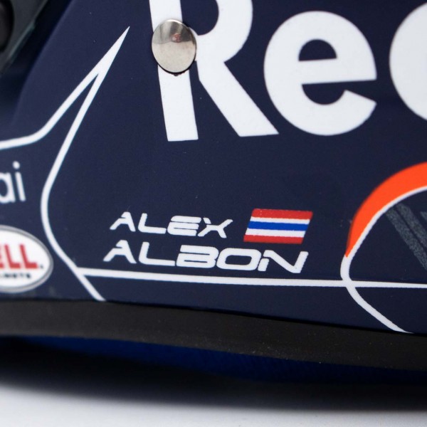 Alexander Albon Casco en miniatura Fórmula 1 2022 1/2