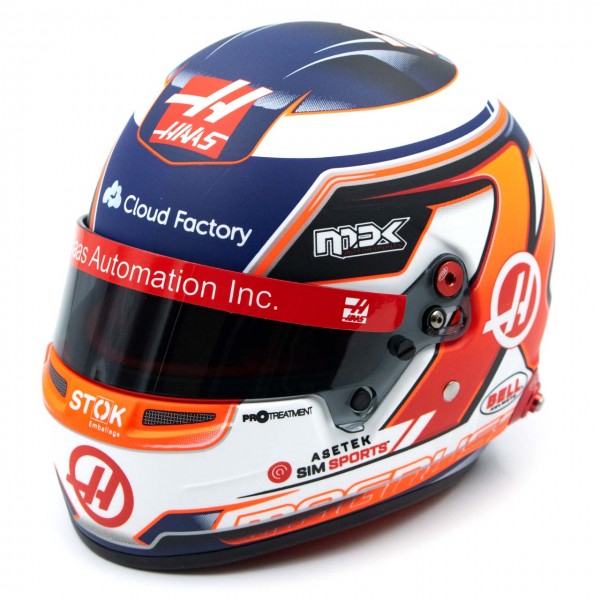 Kevin Magnussen miniature helmet Formula 1 2022 1/2