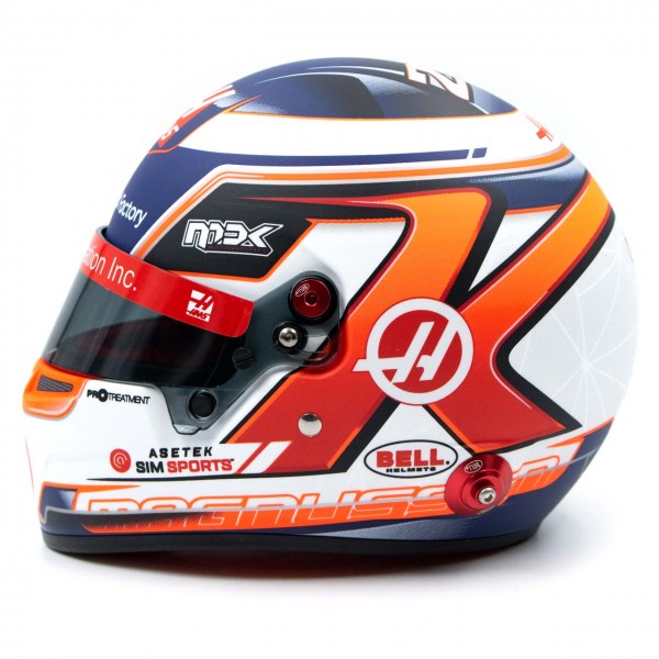 Kevin Magnussen casco in miniatura Formula 1 2022 1/2