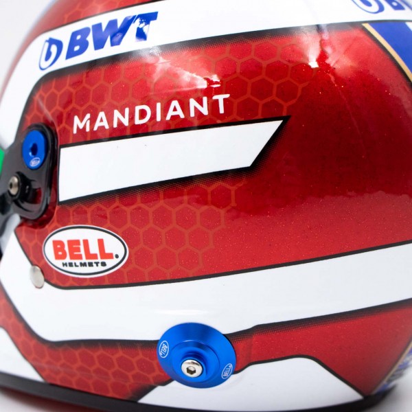 Esteban Ocon miniature helmet Formula 1 2022 1/2