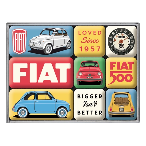 Set de imanes Fiat 500 - Loved Since 1957