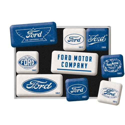 Set de imanes Ford - Logo Evolution