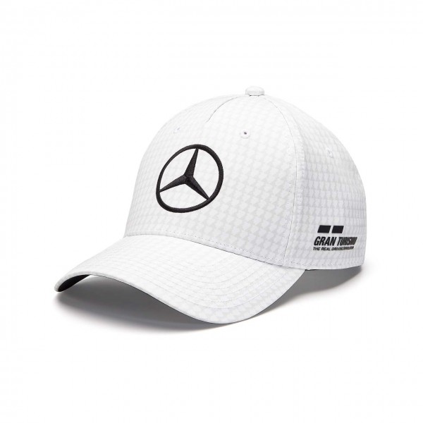 Mercedes-AMG Petronas Lewis Hamilton Cappellino per bambini bianco