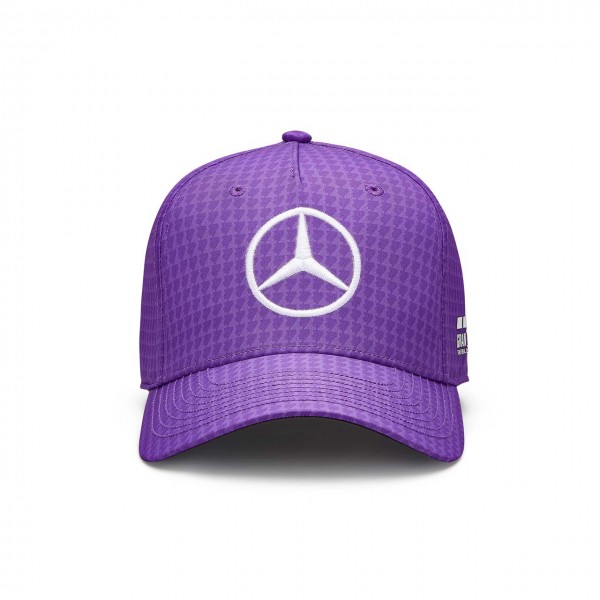 Mercedes-AMG Petronas Lewis Hamilton Kinder Cap violett