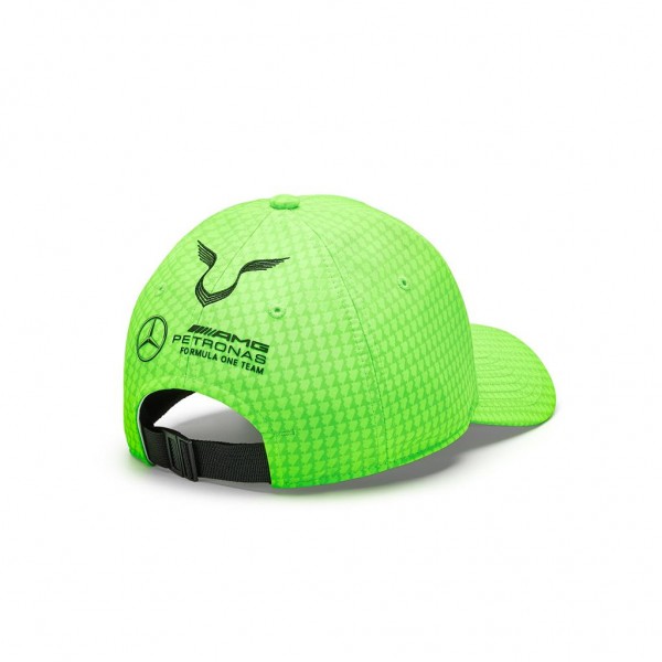 Mercedes-AMG Petronas Lewis Hamilton Cappellino per bambini verde