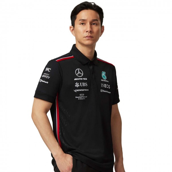 Mercedes-AMG Petronas Team Poloshirt schwarz