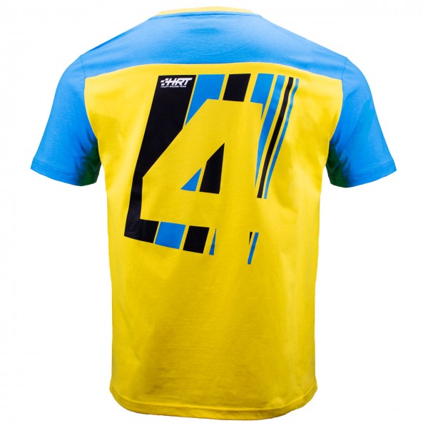 HRT Camiseta No. 4 azul/amarillo