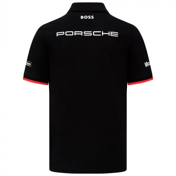 Porsche Motorsport Polo de equipo negro