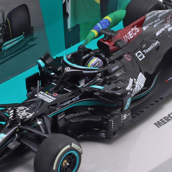 Lewis Hamilton Mercedes AMG Petronas W12 Sieger Brasilien GP 2021 1:43