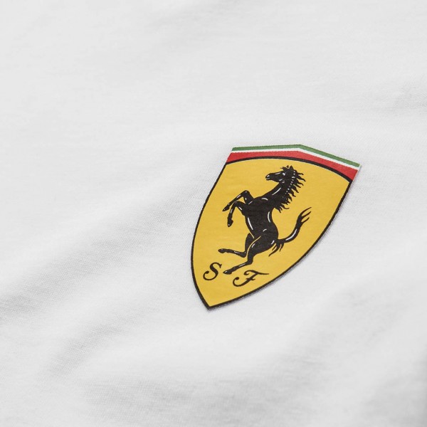 Ferrari Hypercar Bajo Camiseta mujer blanco