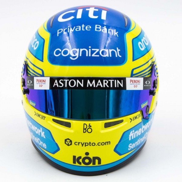Fernando Alonso Miniaturhelm Formel 1 2023 1:2