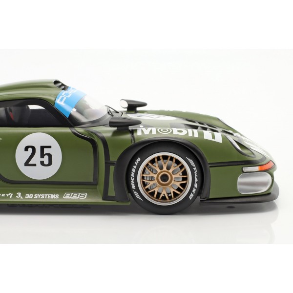 Porsche 911 GT1 #25 Prequalifying 24h LeMans 1996 Stuck, Wollek, Boutsen 1:18