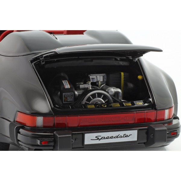 Porsche 911 Speedster 1989 black 1/12