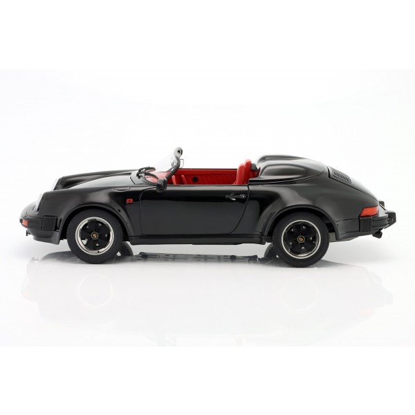 Porsche 911 Speedster 1989 black 1/12