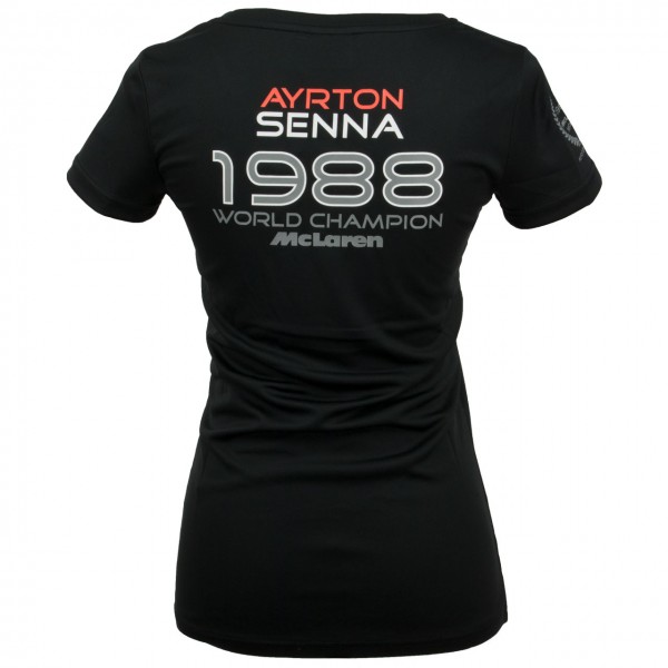 Ayrton Senna Damen T-Shirt McLaren World Champion 1988