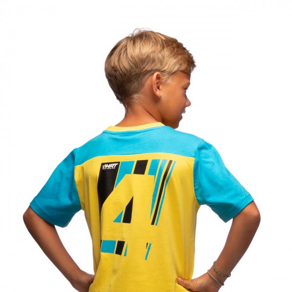 HRT Maglietta per bambini No. 4 blu/giallo